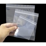 En stock sac autocollant carré transparent épaissi sac en plastique scellé PE sac compact sac d'emballage alimentaire Impression de sacs en caoutchouc